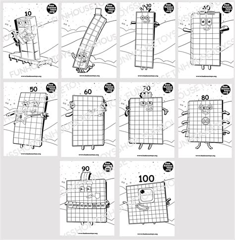 Number Block One Coloring Pages