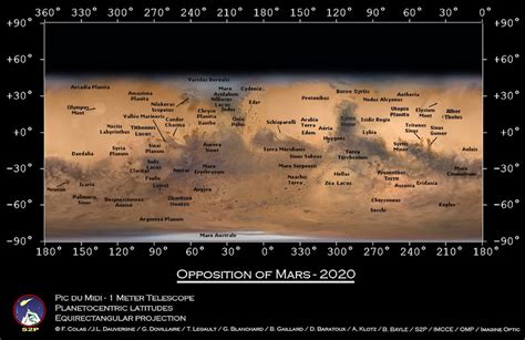 Extraordinarily Detailed Map of Mars Photographed From Earth