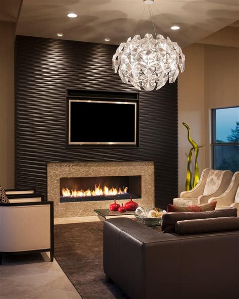 fireplace accent wall tile ideas - Gena Garvey