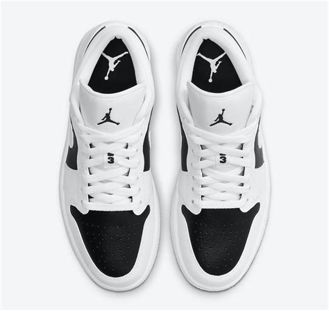 Air Jordan 1 Low Panda White Black DC0774-100 Release Date - SBD