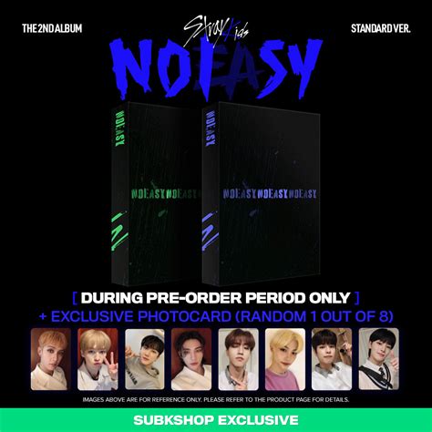 STRAY KIDS 2ND ALBUM - NOEASY (STANDARD VER.) (PRE-ORDER) – SubK Shop