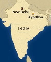 Ayodhya On India Map - Gretna Hildegaard