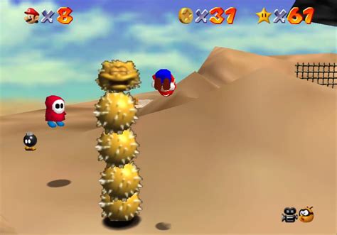 Shifting Sand Land Stars - Super Mario 64 Walkthrough