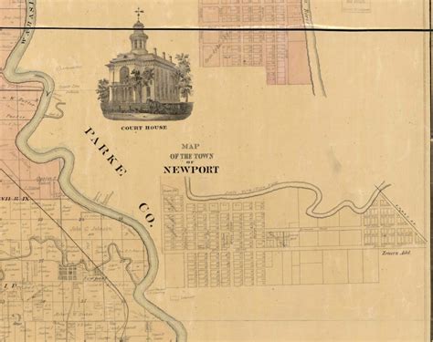 Vermillion County Indiana 1872 Old Wall Map Reprint with | Etsy