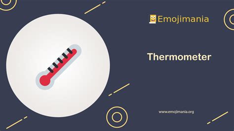 🌡 Meaning | Thermometer Emoji | Copy and Paste