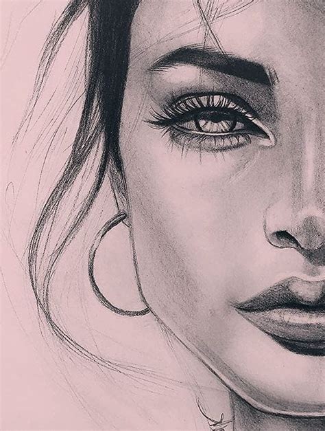 10 Pencil Art Drawings - Artistic Woman Drawing Principles