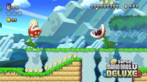 New Super Mario Bros. U Deluxe gameplay - Virtual Backgrounds