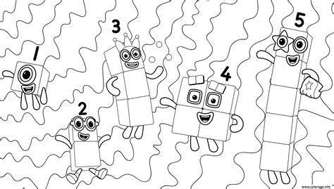 Number Blocks 1 Coloring Page Coloring Pages