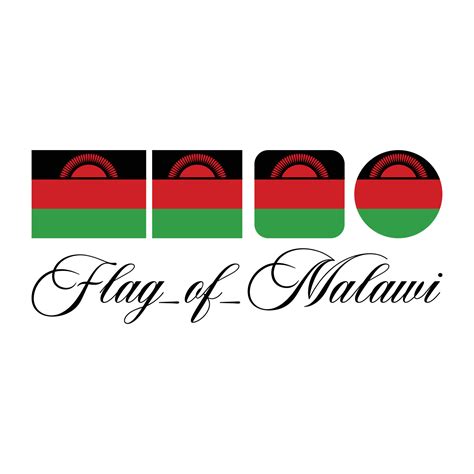 Flag of Malawi nation design artwork 21854156 Vector Art at Vecteezy