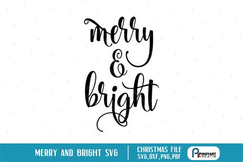 merry and bright svg,merry and bright svg file