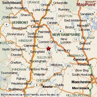 Newport, New Hampshire Area Map & More