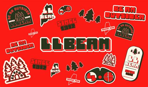 L.L. Bean Stickers on Behance