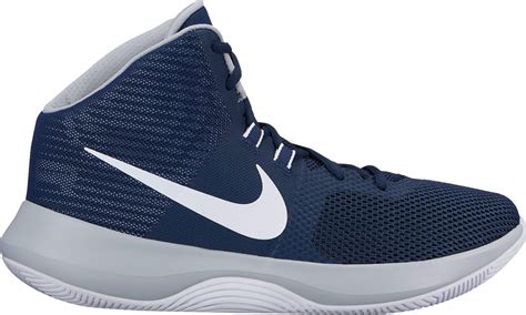 Nike Synthetic Air Precision Basketball Shoes in Midnight Navy/White ...