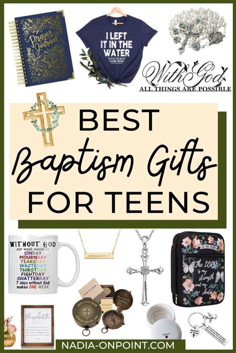 Baptism Gifts for Teens They'll Forever Cherish