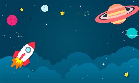 Premium Vector | Outer space background vector illustration.