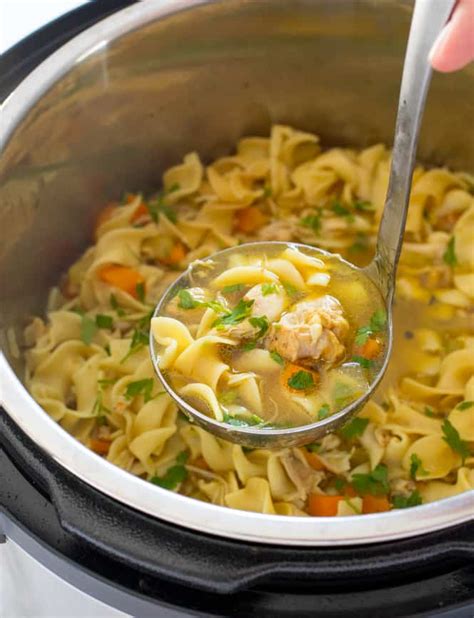 Homemade Instant Pot Chicken Noodle Soup | The Recipe Critic