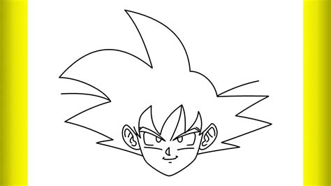 How To Draw Goku Face / Drawing Creation / - YouTube