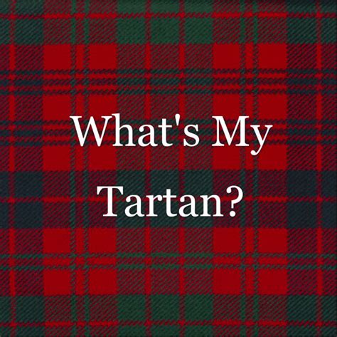 What's My Tartan - Search Tartans by Surname | Tartan, The north face ...