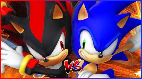 Shadow The Hedgehog And Sonic The Hedgehog Fighting