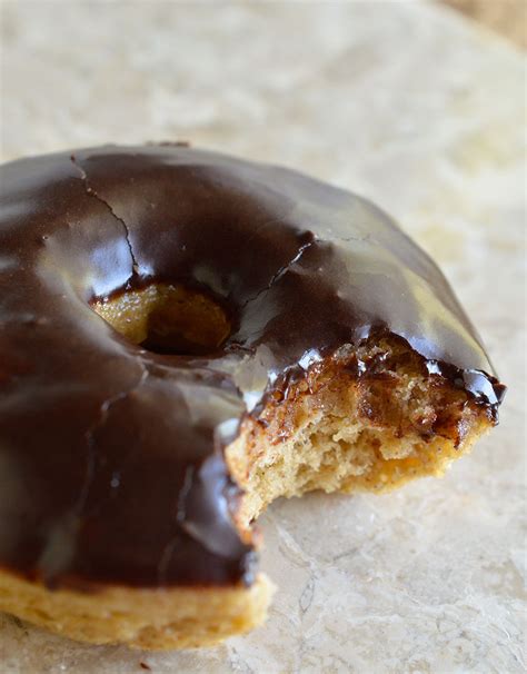 Chocolate Glazed Banana Donuts - WonkyWonderful