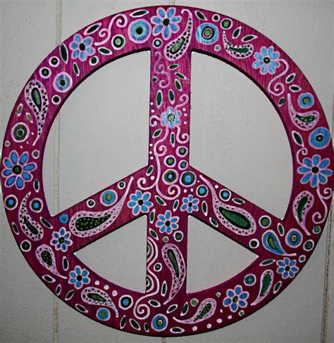 Funky Home Decor: Peace Sign Wall Art $19.95 Free Shipping!