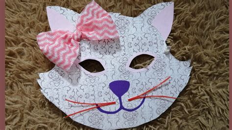 Cat Mask for my daughter : r/crafts