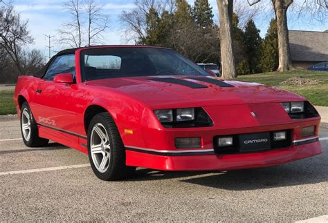 rare 1988 Chevrolet Camaro IROC Z28 Convertible for sale