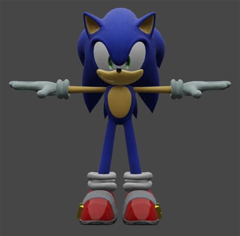 Sonic Unleashed Model Render [Blender] | Sonic the Hedgehog! Amino