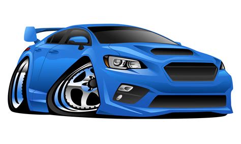 Modern Import Sports Car Cartoon Vector Illustration 373091 Vector Art ...