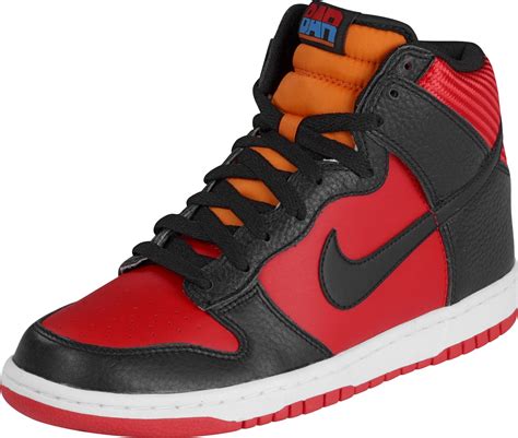 Nike Dunk High shoes red/black