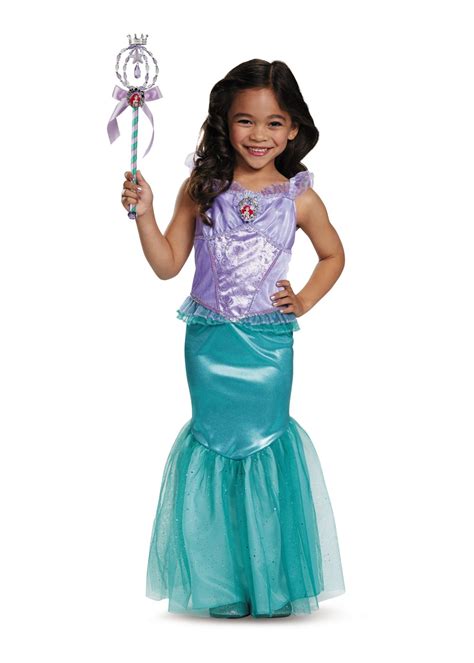 Ariel Disney Girls Costume - Disney Costumes