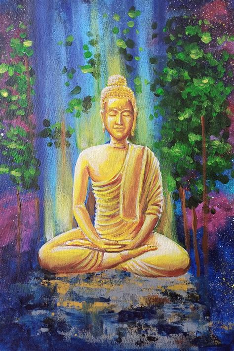 Original Painting: Buddha – Nirvana - styleindiatoday.com