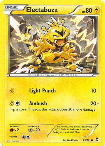 Macalogs Blog: Electabuzz Pokemon Card Review