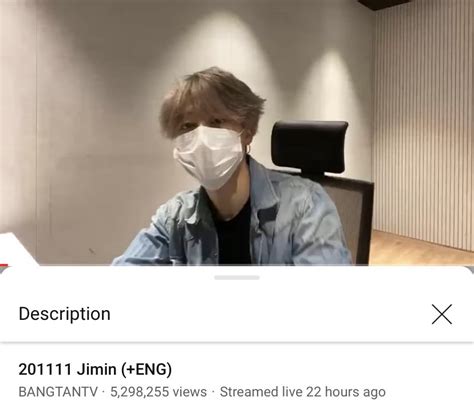 BTS Jimin’s live Youtube broadcast continues to trend worldwide ...