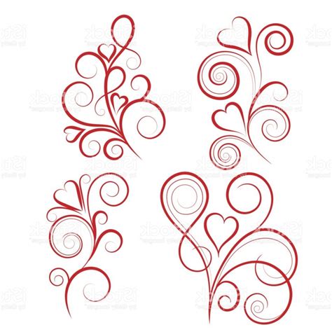 Heart Swirl Vector at GetDrawings | Free download