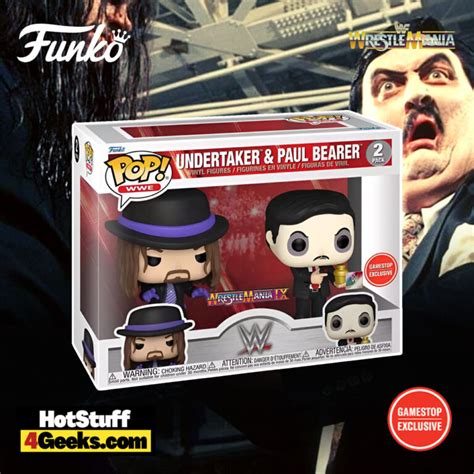 2022 NEW WWE: Undertaker & Paul Bearer Funko Pop! with Pin