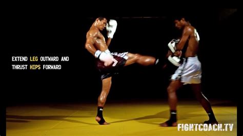 Muay Thai Front Kick: Instructional Video