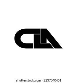 Cla Letter Monogram Logo Design Vector Stock Vector (Royalty Free ...