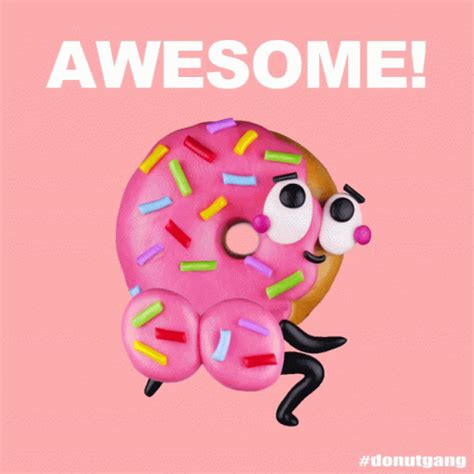 Awesome Donut GIF - Awesome Donut Donuts - Discover & Share GIFs