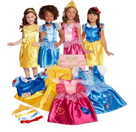 Disney Princess Dress Up Trunk Deluxe 21 Piece Officially Licensed ...