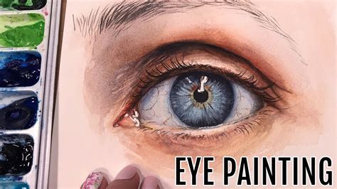 How to Paint a Realistic Eye with Watercolor - YouTube