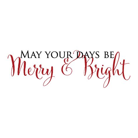 Merry & Bright Wall Quotes™ Decal | WallQuotes.com