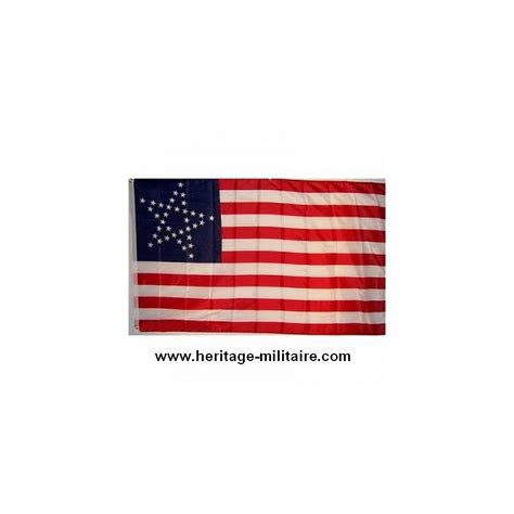 Union flag "in star" 35 stars "1863 - 1865"