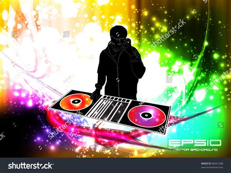 Dj Vector Illustration - 86041288 : Shutterstock