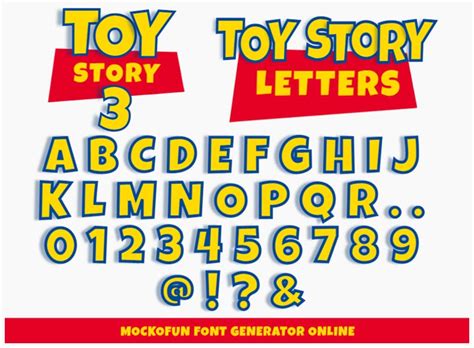 🤠 Toy Story Font Generator - 👨‍🚀 FREE