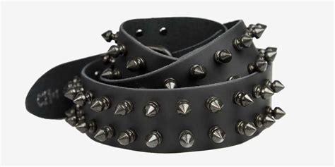 Black Spikes Leather Belt | ubicaciondepersonas.cdmx.gob.mx