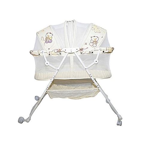 Metal Baby Crib-cream Available Here - Tash Baby Store | Baby shop in ...