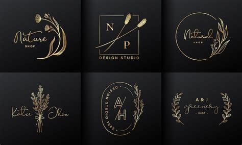 Free Vector | Luxury logo design collection for branding, coporate identity