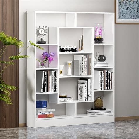 Buy VENUS Bookcase - Room Divider - Free Standing Shelving Unit for ...