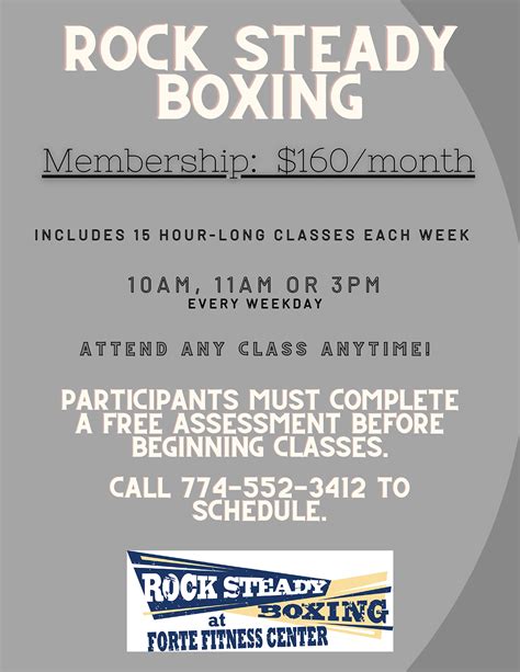 Rock Steady Boxing - Forte Fitness Center